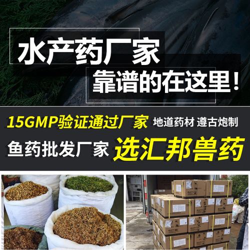 水产鱼药批发远销多个国家的水产药厂家汇邦兽药