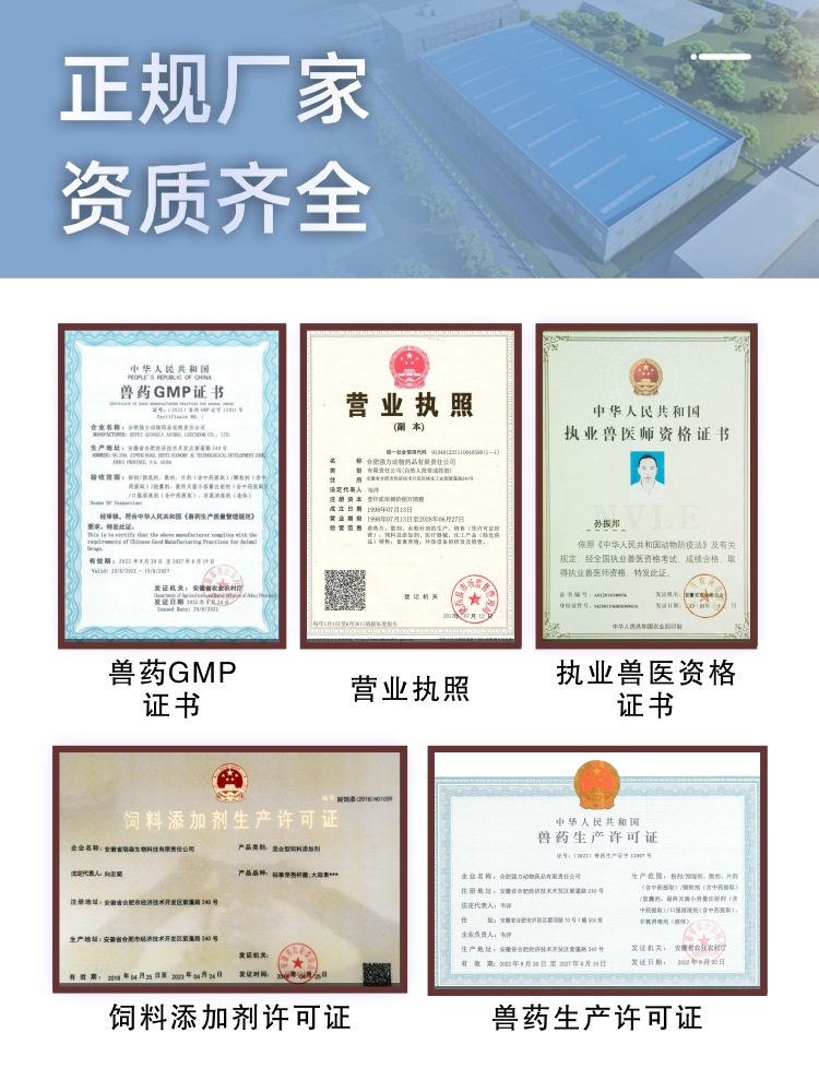兽用药国标阿莫西林可溶性粉肠道疾病呼吸道养殖禽畜水产通用鸡猪